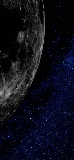1080x2340 4k Moon Close Up Digital Art