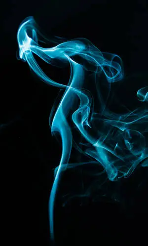 Flowing Blue Smoke Patterns
