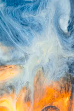 Abstract Fluid Acrylic Painting 