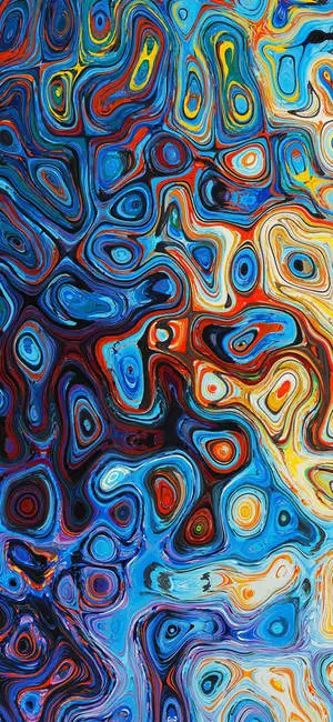 Abstract Swirling Patterns Top iPhone HD