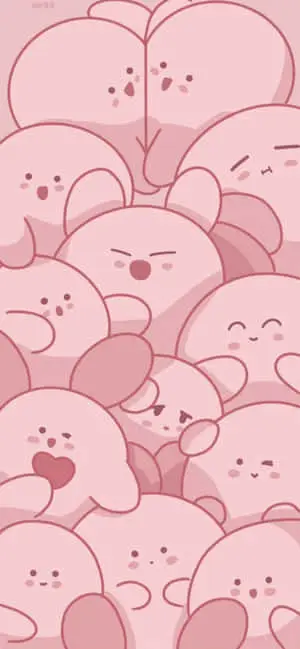 Aesthetic Pink Kawaii Kirby