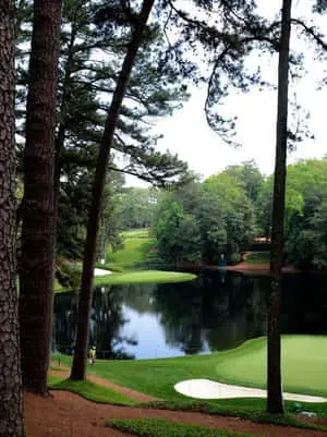 Android Golf Course Background Peaceful Lake