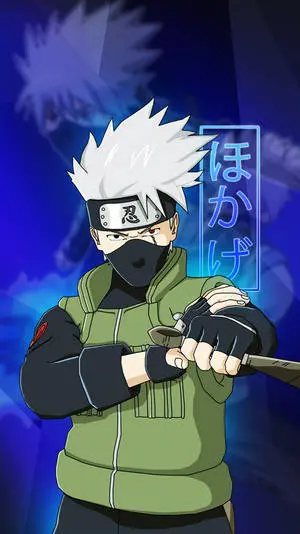 Anime Kakashi iPhone White Hair