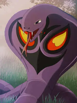 Arbok On Grass