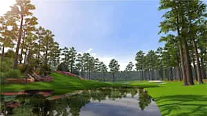 "Feel the rush of standing on the fairway at Augusta National golf course" 