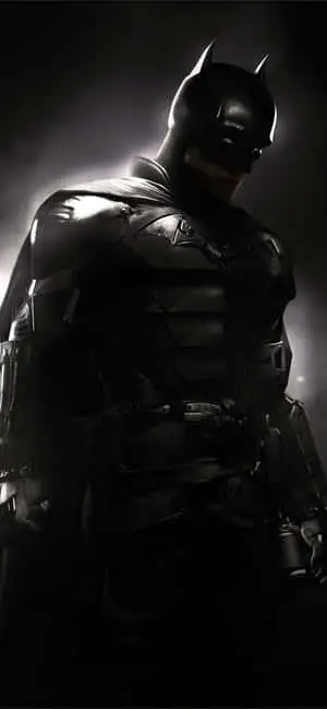 Batman Logo on Black Iphone