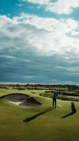 Awesome Golf Cloudy Sky
