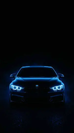  Caption: Sleek Black BM4 GT4 iPhone Car on Motion 