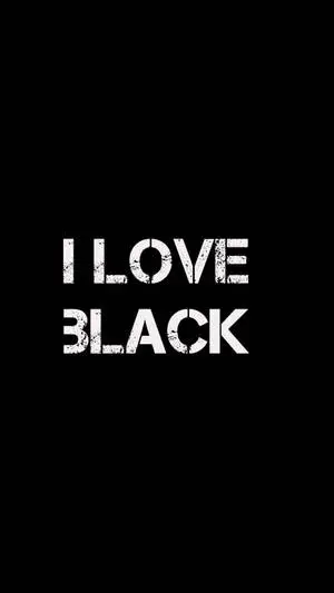 Black IPhone Love Black