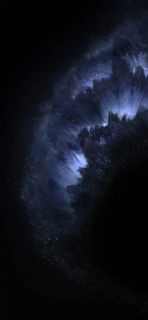 Black IPhone Purple Space