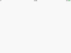 Blank White iPad Background