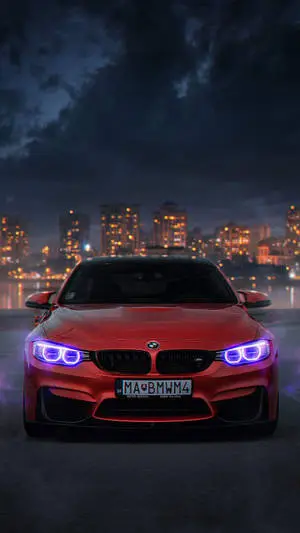 BMW M4 Cityscape iPhone Car