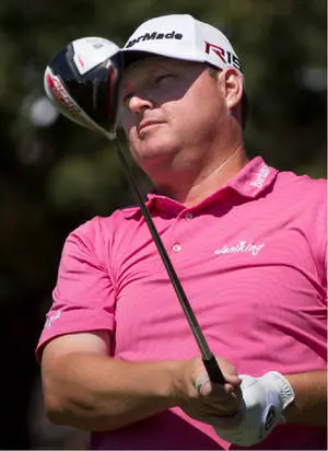 Chad Campbell Holding Golf Club 