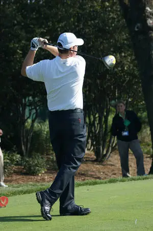 Chad Campbell Playing Facing Back 