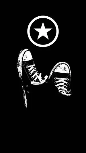 Converse Sneakers Minimalist Black Phone