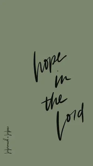Cool Christian Minimalist Green