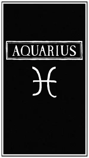 Cute Aquarius Symbol