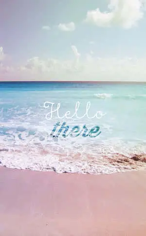Enjoy the summer with a cute beach backdrop on your iphone.
