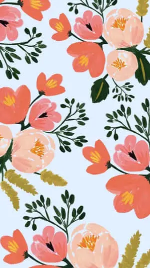 A field of beautiful flowers for your iPhone