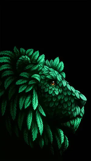 Cute Plant Lion iPhone