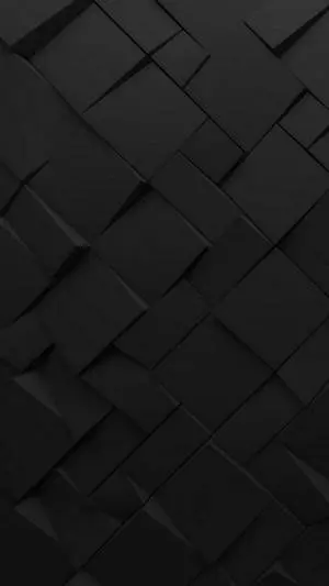 Dark Android 3D Abstract Cube Pattern