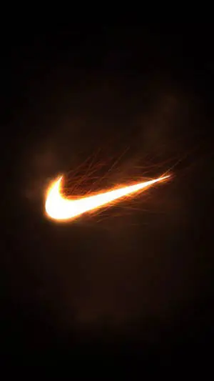 Fiery Nike iPhone Background