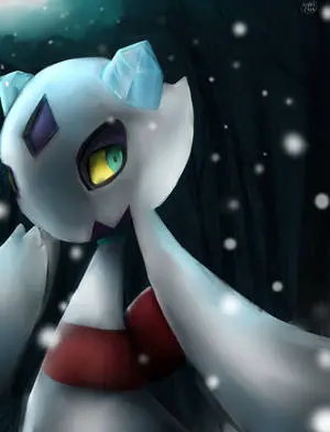  Caption: Froslass in a Winter Wonderland 