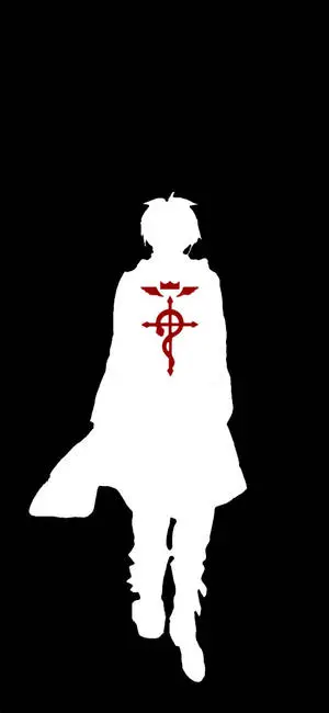 Fullmetal Alchemist Anime Black And White iPhone