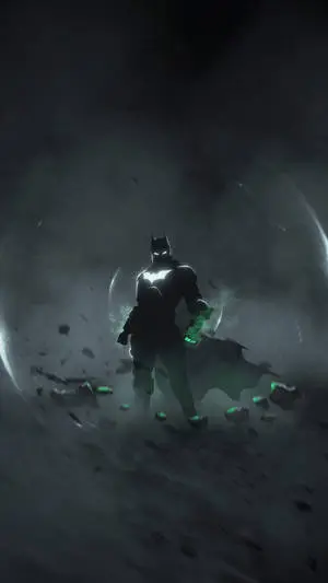 Glowing Eyes Of Batman Dark iPhone