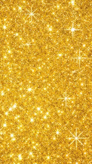 Gold IPhone Stars And Sparkles