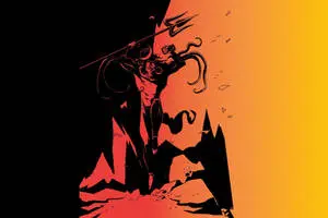 Graphic Art Shiva Trishul