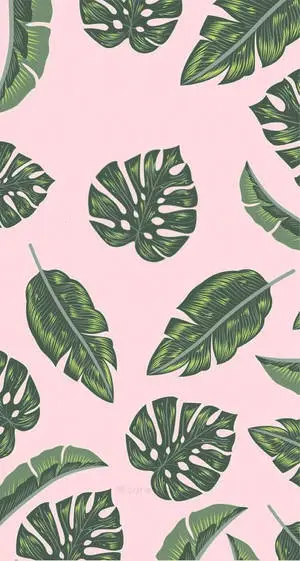 Green Leaves Seamless Pattern iPhone 2021