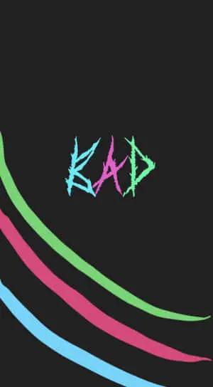 Green With Pink And Blue XXXTentacion Bad