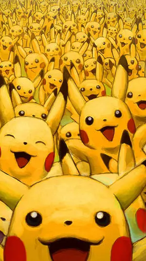 Happy Wild Pikachu iPhone