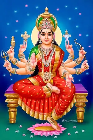 Hindu Goddess Vera Ashta Lakshmi