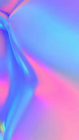 Aesthetic Light Purple iPhone Amidst Holography