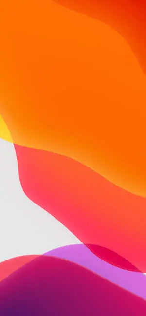 iOS 13 Overlapping Colors Background