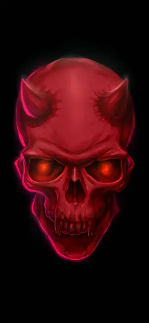 iPhone 11 Pro Red Demon Skull