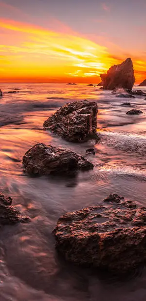 iPhone California Sunset At Beach