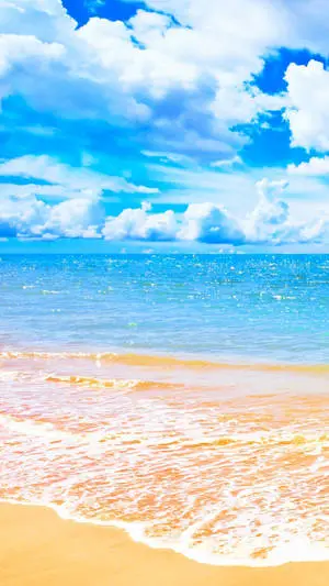 iPhone Stock Blue Beach