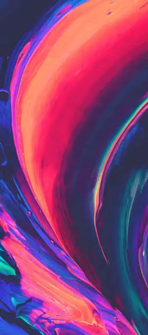 iPhone X Abstract Multi-Colored Paint Swipes
