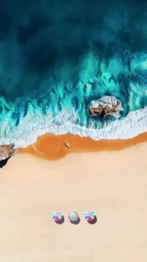 iPhone X Beach Realistic Art
