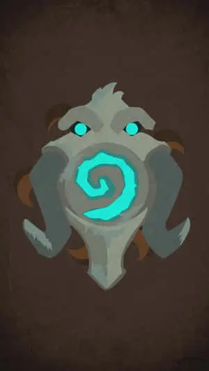 iPhone X Hearthstone Background Vector Art Logo