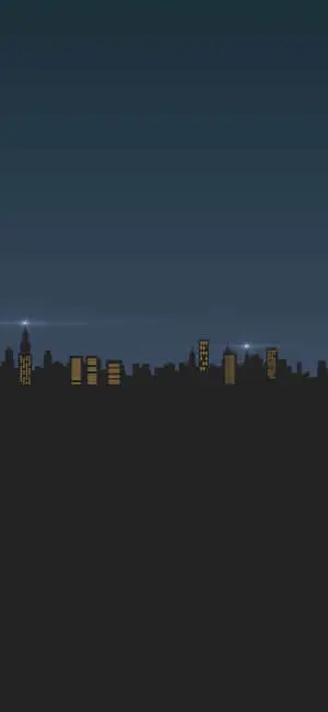 iPhone X Minimal Night In The City Background