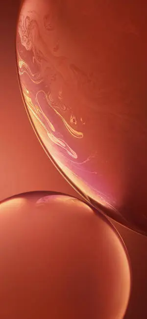 iPhone XR Red Marble Bubbles