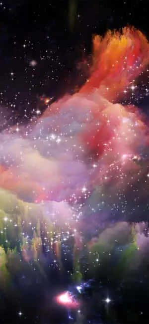 iPhone XR Space Various Colored Smokes Star