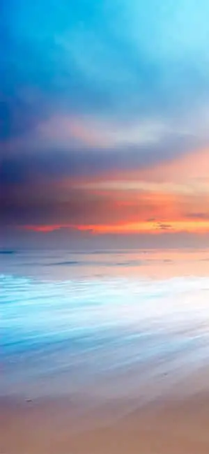 iPhone XS Beach Sunset Sky Background