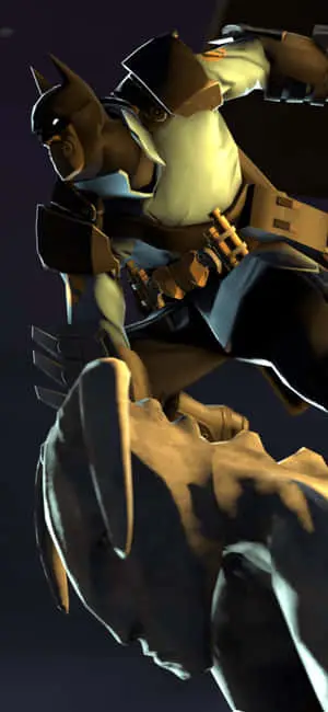 iPhone XS Team Fortress 2 Batman Arkham Cowl Background