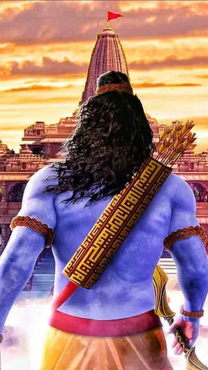 Jai Shree Ram HD Red Flag