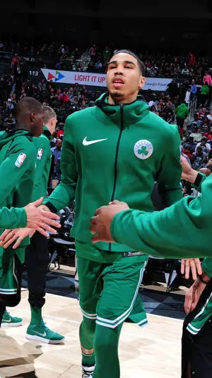 Jayson Tatum Green Nike Jacket